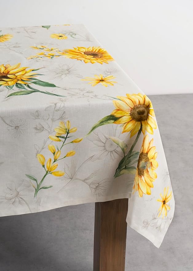 Maison d' Hermine Table Cloth Rectangle Table 100% Cotton 70 x 108 Inches Tablecloth Reusable Decorative for Dining Room Farmhouse Home Valentines Day Decorations Spring Summer - Candice