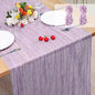 2 Pack Cheesecloth Table Runner 10Ft Christmas Gauze Boho Table Runners by Home