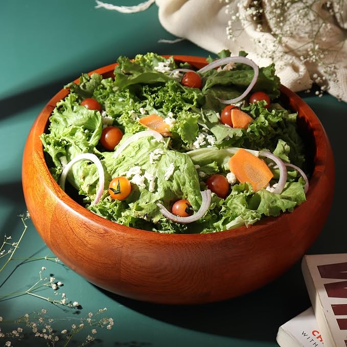 Extra large Wooden salad Bowl - Image 5