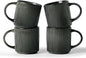 famiware Coffee Mug Set for 4, Star 12 oz Catering Mugs Cup Set by Famiware