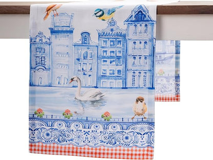Maison d' Hermine Table Runner 100% Cotton 14.50" x 108" | Table Runners 108 by MaisondHermine