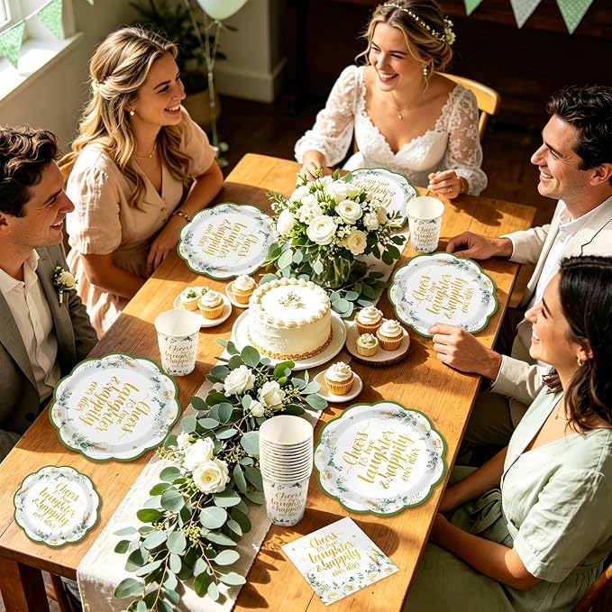 250Pcs Eucalyptus Leaves Bridal Shower Party Supplies Serves 50 | Sage Green - Image 8