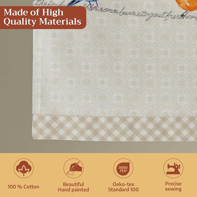 Maison d' Hermine Table Runner 100% Cotton 14.50" x 108" | Table Runners 108 - Image 3