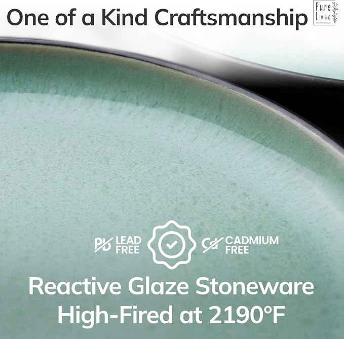 24 Piece Stoneware Dinnerware Set - Image 5