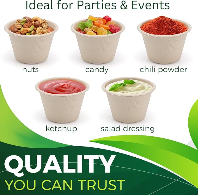 4oz Disposable Paper Cups, Sturdy Small/Mini Paper Cups/bowls, Tasting and - Image 4
