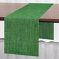 Myir JUN Dark Green Table Runner Home Decor Dining Table Runners | Vinyl Table by MyirJUN