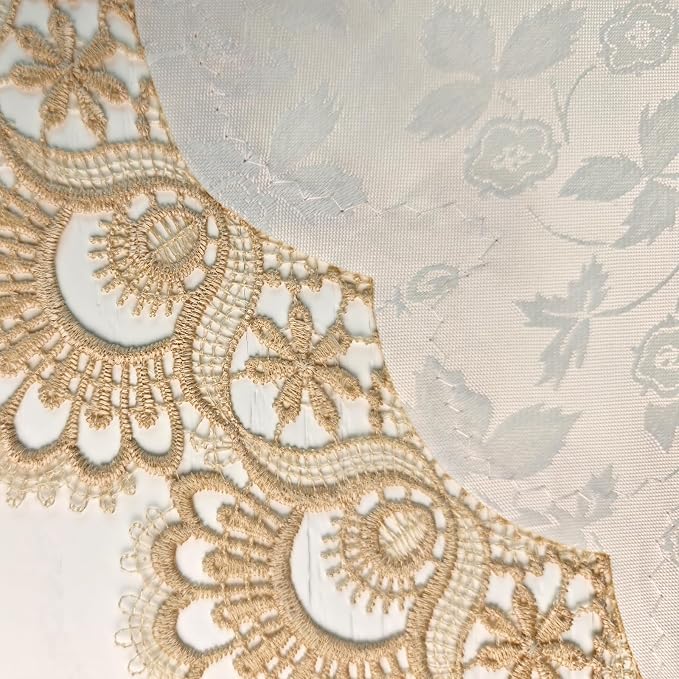 Coffee Tablecloth for Living Room Center Table Doilies Embroidery Lace - Image 5