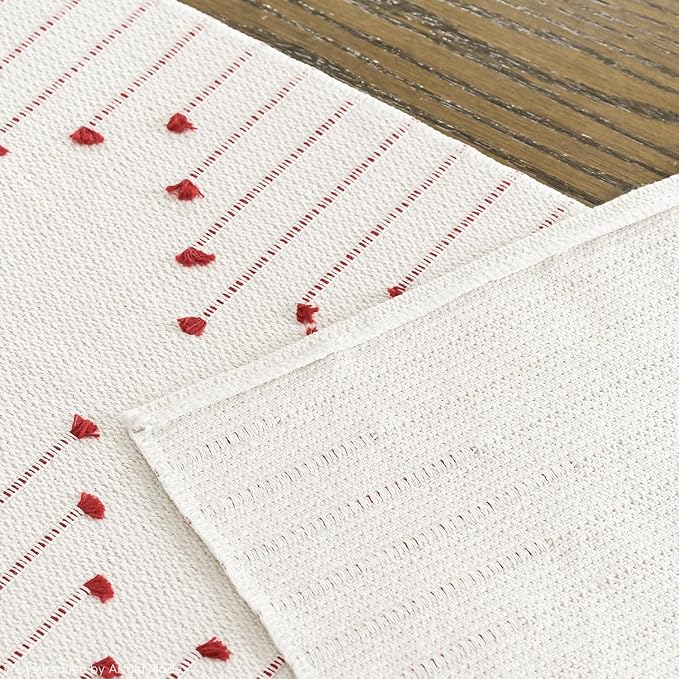 Artoid Mode Red Boho Table Runner - Image 8