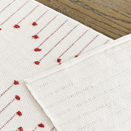 Artoid Mode Red Boho Table Runner - Image 8