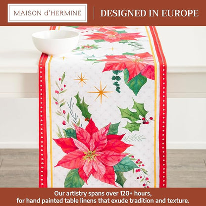 Maison d' Hermine Table Runner 100% Cotton 14.50" x 108" | Table Runners 108 - Image 2
