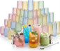 48 Pack Disposable Wine Glasses, Plastic Champagne Flutes by Oojami