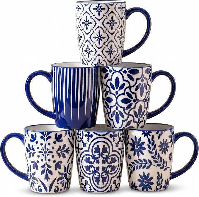glowworm Ceramic Coffee Mugs, 16 Ounce Coffee Cups by GLOWWORM