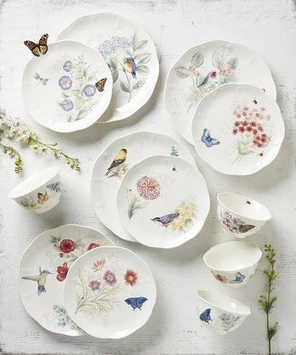 Lenox Dinnerware Set, Butterfly Meadow Flutter 12-Piece Set, Service - Image 3