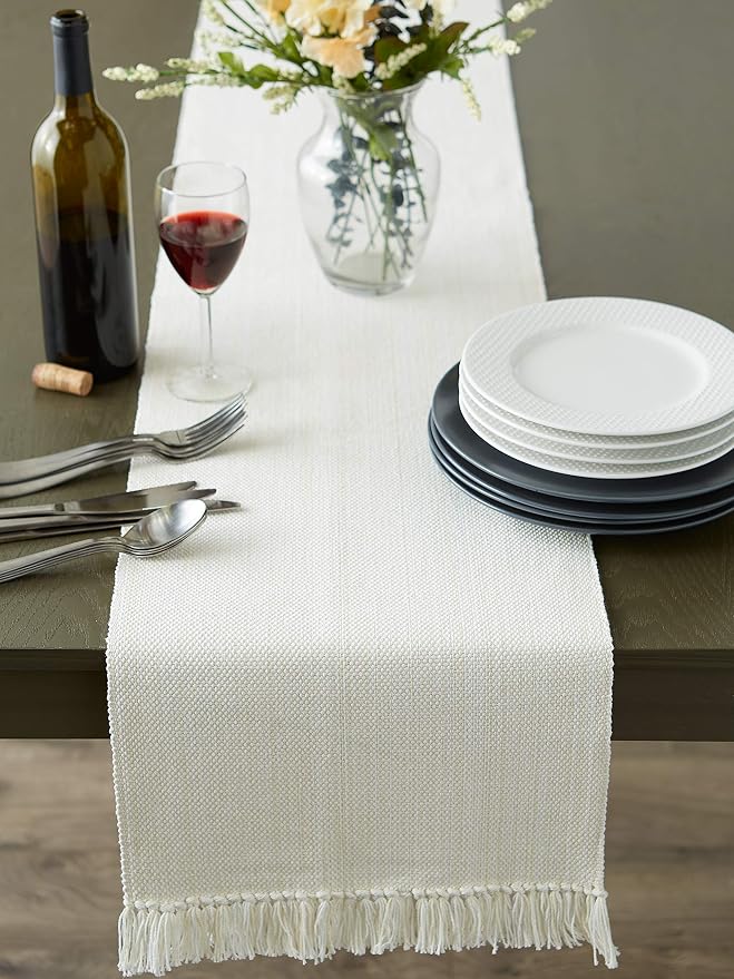 DII Variegated Tabletop Collection, Table Runner3x108 - Image 4