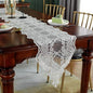 SUTAVIA Lace Patio Table Runner Embroidered Dresser Scarf, Classic Rectangular by SUTAVIA