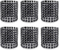 KPOSIYA Napkin Rings, Pack of 120 Rhinestone Napkin Rings Diamond Adornment for Place Settings, Wedding Receptions, Dinner or Holiday Parties, Family Gatherings (120, Black)