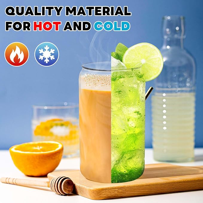 Joyclub 8pcs 16Oz Glass Cups - Image 4