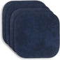 4.25" x 4.25" Square Faux Leather Drink Coaster Set of 4 by KAF Home by KAFHome