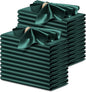 P Pothuiny 24 Pcs Green Satin Napkins 17 x 17 Inch, Satin Cloth Napkins | by P+Pothuiny