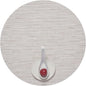 Chilewich Bamboo Placemats Set of 4 - Round Woven Placemats - Reusable, Stain-Resistant, Indoor/Outdoor Tabletop Protection - 15" - Coconut