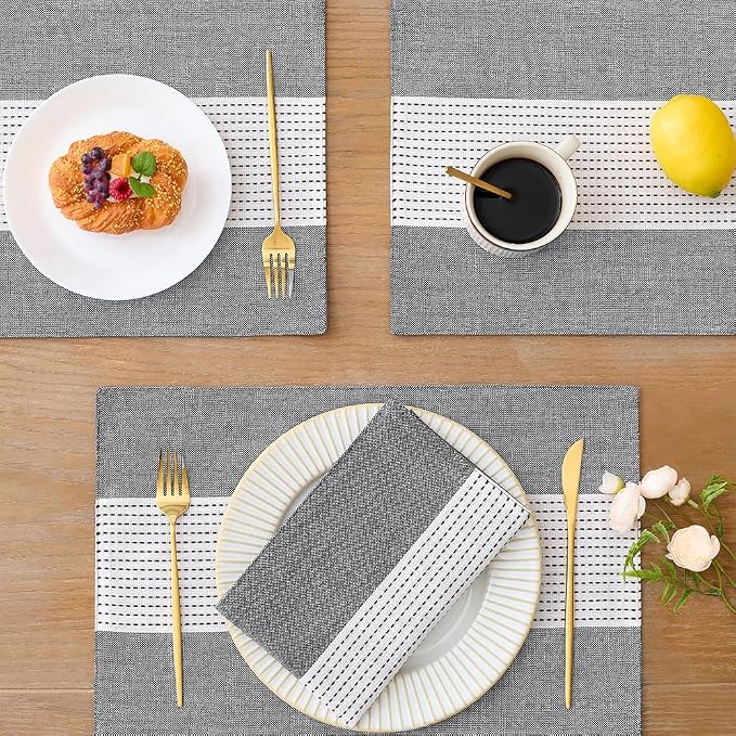 Wracra Linen Placemats Set of 4 - Image 6