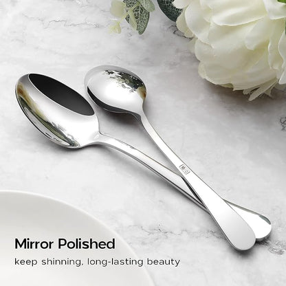 Onader 60 Piece Heavy Duty Flatware Set, Stainless Steel Silverware Cutlery Set - Image 8