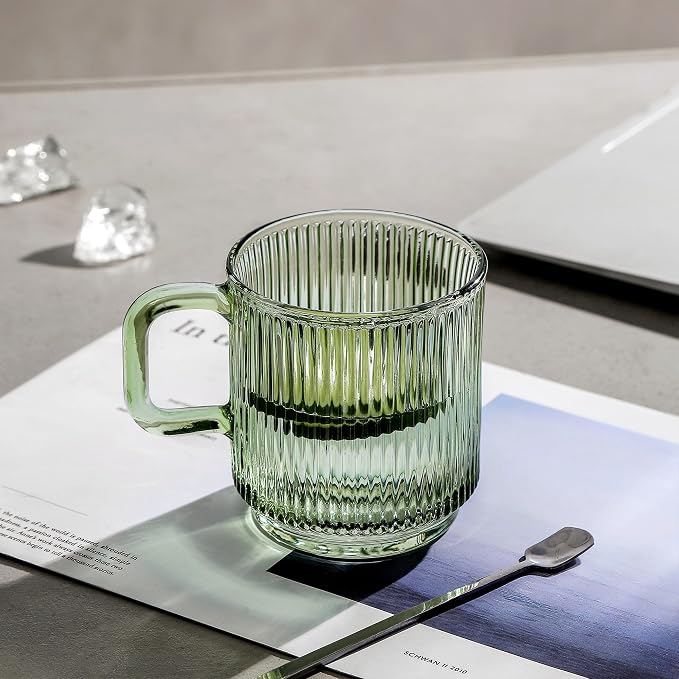 Lysenn Glass Coffee Mug with Lid - Image 2
