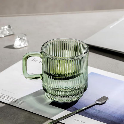 Lysenn Glass Coffee Mug with Lid - Image 2