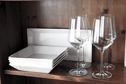 ZWIESEL GLAS Pure Cabernet Red Wine Glass (Set of 6), Graceful Wine Glasses for Red Wine, Dishwasher-Safe Tritan Crystal Glasses, Made in Germany (18 Ounce)