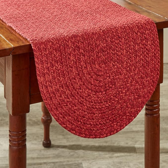 Park Designs Paprika Spice Bin Table Runner 15" x 54", Braided | Cotton | - Image 2