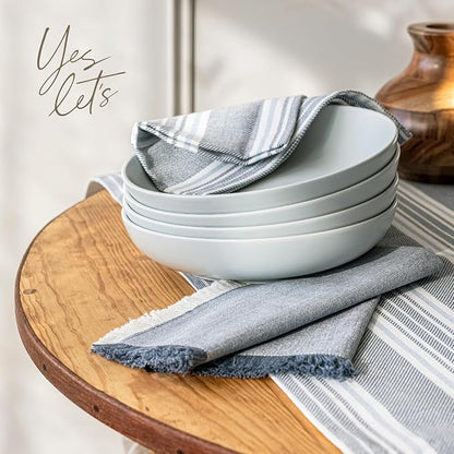 Over&Back 18x108 Woven Striped Table Runner - Image 7
