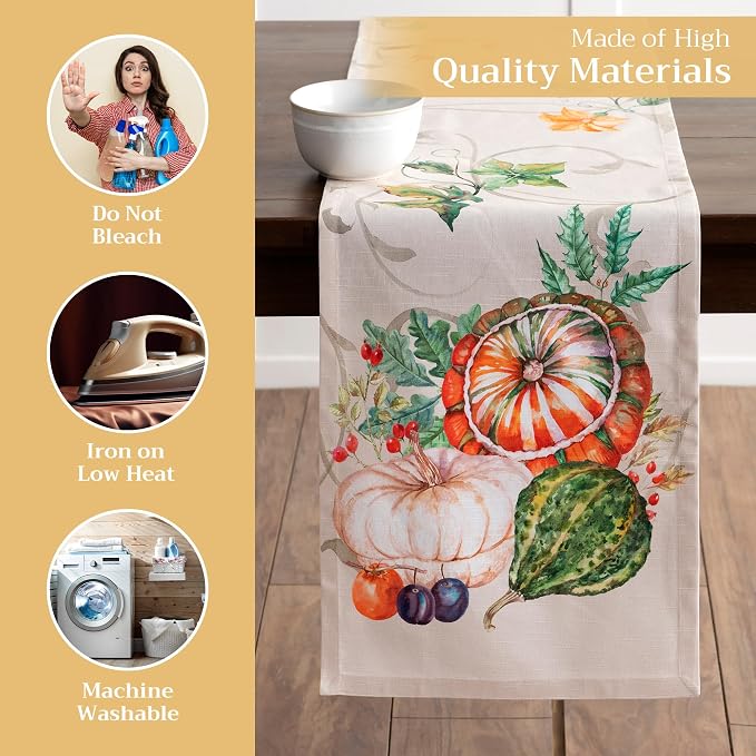 Maison d' Hermine Table Runner 100% Cotton 14.50" x 72" | Table Runners 72 - Image 3