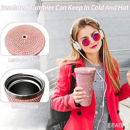 26oz Bling Rhinestone Tumbler - Image 3