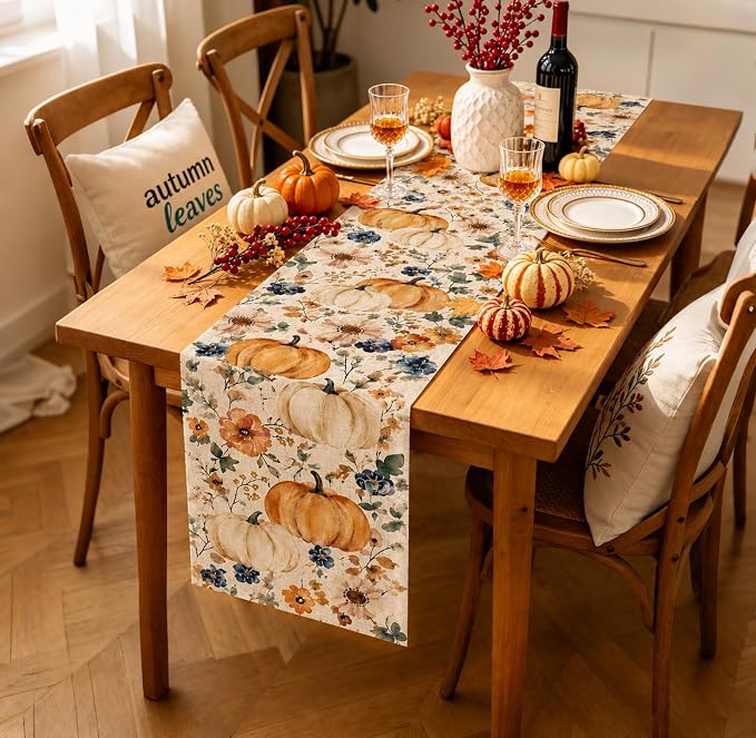 Fall Table Runner 13 x 72 in - Image 8