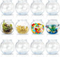 Plastic Ivy Bowls - 12 Pack - 16 Oz - Fish Bowl for Drinks, Home Décor, Unbreakable Centerpiece, Carnival Game Accessory, Candy Dishes, Ornament Holder, Party Supplies, Sweet Treats