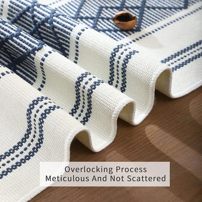 Woven Table Runner Farmhouse Style, Boho Table Runner 72 inches Long - Image 5
