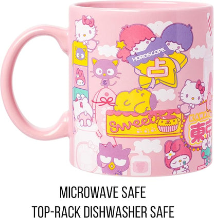 Silver Buffalo Sanrio Hello Kitty and Friends, Ceramic Mug, 20oz | Little Twin - Image 3