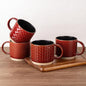 GBhome 15 OZ Stackable Coffee Mugs Set of 4, Ceramic Coffee Cups Set | 4 by GBhome