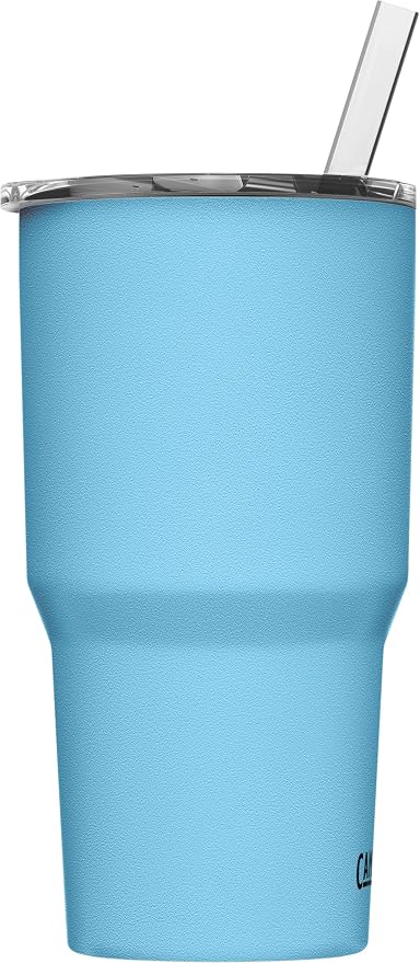 CamelBak Straw Mug Stainless Steel Drinkware 24oz, Nordic Blue | Reliable - Image 2