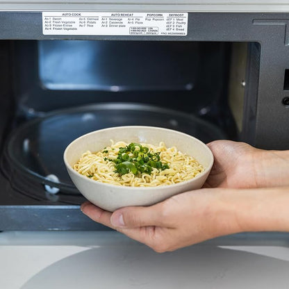 Grow Forward Premium Wheat Straw Bowls - 20oz Microwave Safe Plastic Cereal - Image 7
