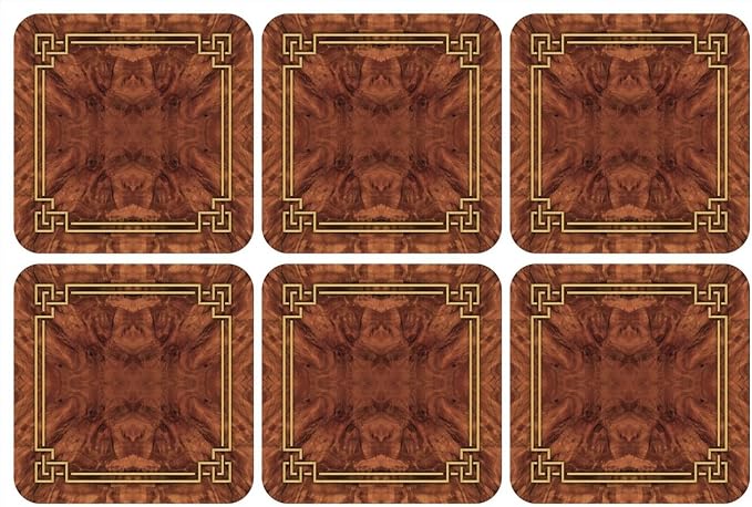 Pimpernel – Walnut Burlap – Walnut Burlap Coasters by Pimpernel