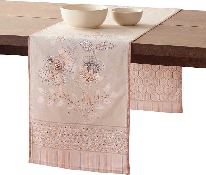Maison d' Hermine Table Runner 100% Combed Cotton 14.5"x108" | Table Runners by MaisondHermine