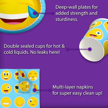 Emojis Birthday Themed Party Supplies - Image 5