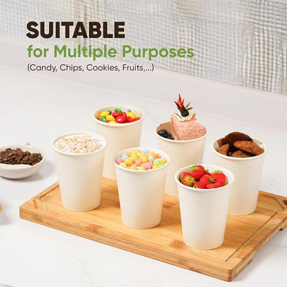 14 oz Paper Cups – 100 Disposable Coffee Cups - Image 6