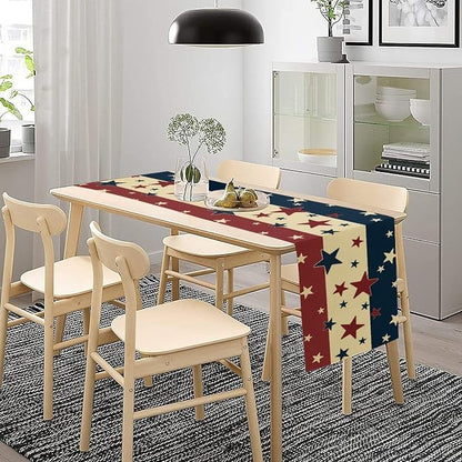 Memorial Day Table Runner, 4th of July American Patriotic Independence Day - Image 3