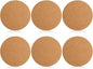 Boao 6 Pcs 8 Inch Round Absorbent Cork Coasters Wooden Cork Plant Coasters by Boao