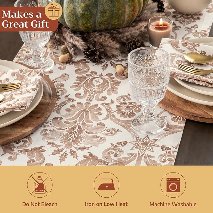 Maison d' Hermine Table Runner 100% Cotton 14.50" x 60" | Table Runners 60 - Image 5