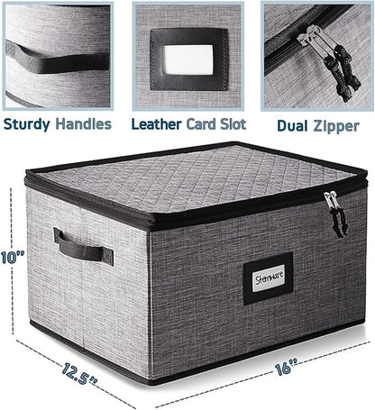 Hearth & Harbor Wine Glass Storage Box - Image 2