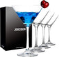 Crystal Martini Cocktail Glasses 9 Ounce Set of 4 by JEKOSENFISHING