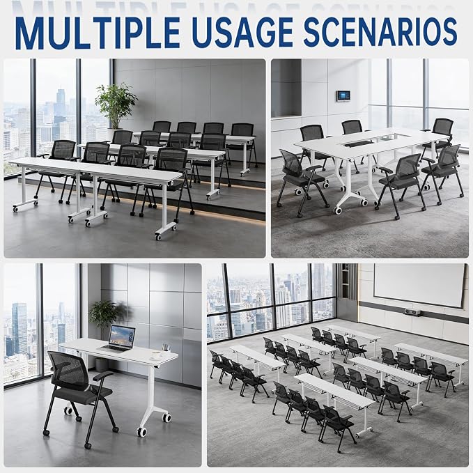 2 Pack Folding Office Chair - Image 6